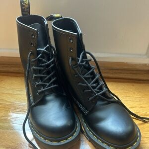 Dr. Martens Black Leather Boots